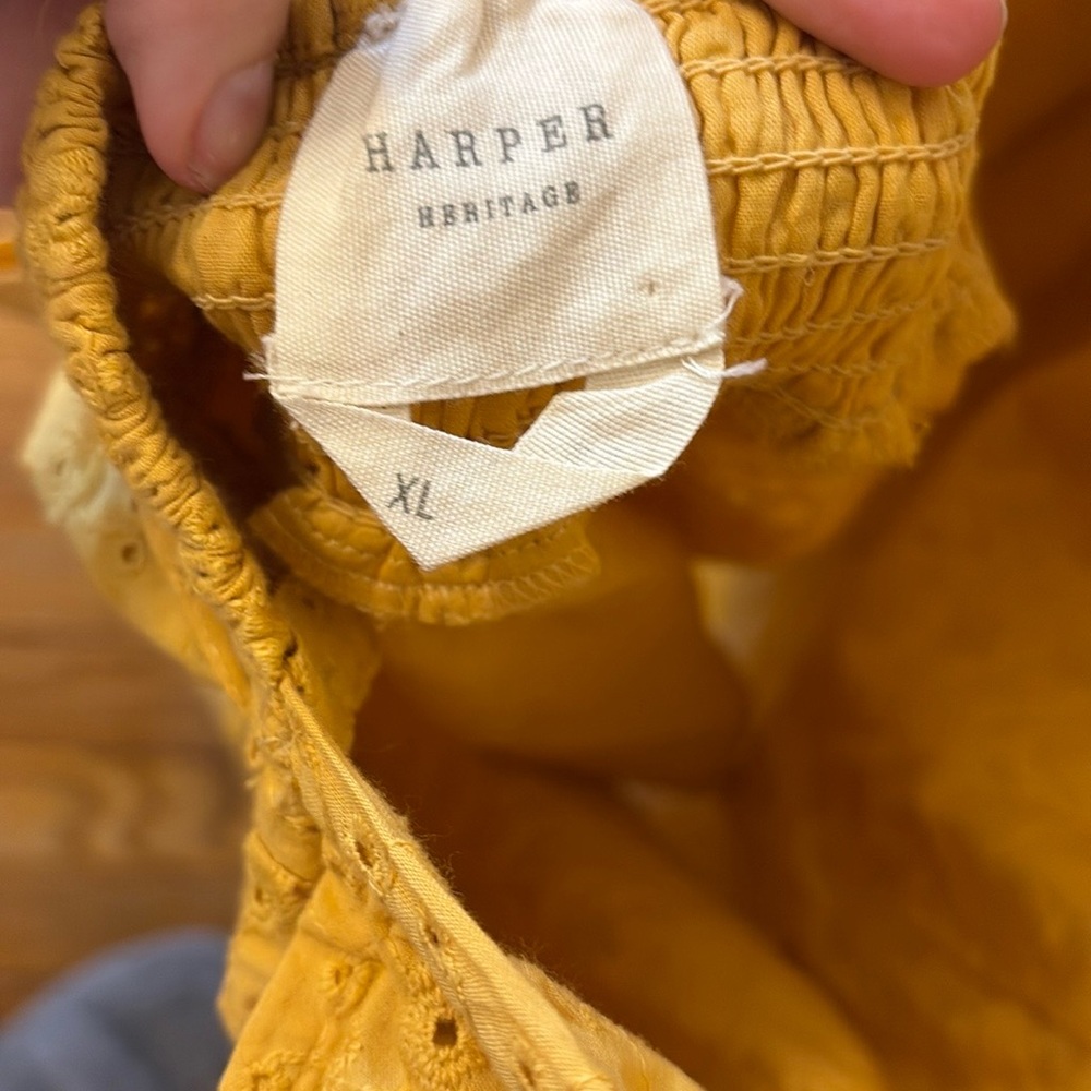 Yellow Ruffle Strap Top - Picture 3 of 3